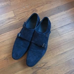 14th & Union Navy Suede Monk Straps Size 12